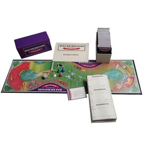 Balderdash Board Game Gameworks Creations 1984 Vintage Purple Box 60240 Good